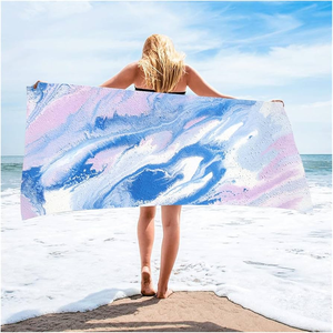 100% asciugamani da mare da tramonto personalizzati in microfibra con Design leggero veloce e asciutto - Product Image 4