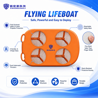 Drone de sauvetage amphibie volant avec deux propulseurs aquatiques |   UAV longue portée pour le sauvetage en cas d'inondation et en zone côtière