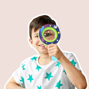 <span class=keywords><strong>Loupe</strong></span> en bois en gros, jouet miniature mignon pour l'exploration scientifique, l'apprentissage, l'aventure en plein air et les jeux sensoriels - Product Image 5