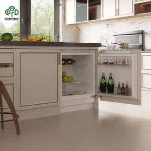 For Candor Supply 106L/135L Single-Temperature Counter <b>Refrigerator</b> Freezer Stylish Small for Whole House Decoration Small Refri - Product Image 4