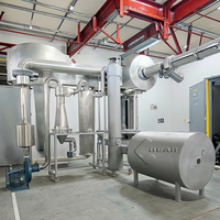 Séchoir Flash industriel SUS316L Équipement de poudre de charbon actif pour la transformation des aliments Séchage des aliments Protéine de soja Calcium Hydrogène