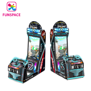 Vente en gros de centre de <span class=keywords><strong>jeux</strong></span> Funspace Pistolet d'arcade à jetons Machine de jeu de tir de niveau supérieur sur simulateur vidéo - Product Image 1