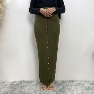 6060 #   Jupe Femme Taille Haute Slim à Boutons de Haute Qualité, Populaire, Confortable et Élégante pour le Quotidien - Product Image 4