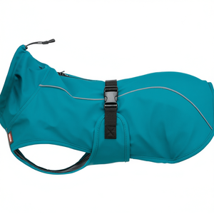 Impermeable para Perros Vimy, Talla M, Color Azul Petrol, Ropa para Exteriores - Product Image 2