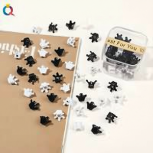 Vendita calda mollette moda Trending per capelli in resina strass cristallo acrilico barrette glitterate per ragazze 5cm decorazione dei capelli all'ingrosso - Product Image 1