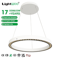 Lustre suspendu moderne de 1,2 m réglable pour salon, chambre d'hôtel élégante, longue suspension, intensité variable