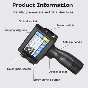 600dpi tự động cầm tay tij máy in phun đa chức năng mã hóa máy cho carton nhựa da điện tử - Product Image 4