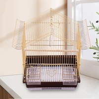 Cages à oiseaux de luxe en gros 2026 pour perroquets, ménagères et oiseaux à perles – Cage d'élevage en fil de fer doré