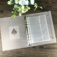 Livolo — pochette transparente en PVC pour feuilles, chaussons A5, 6 trous, feuilles de poche, 4 grilles transparentes, manches de carte photo A5