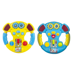 Volant en plastique <span class=keywords><strong>jouet</strong></span> éducatif conduite contrôleur véhicules son Simulation <span class=keywords><strong>jouet</strong></span> d'apprentissage pour les enfants - Product Image 3