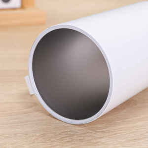 New 16oz Modern Cork Bottom Straight Body Stainless Steel Vacuum Insulated Car Cup with Lid Leak-Proof & Eco-Friendly - Product Image 5