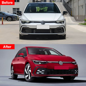 Parti Auto Modificate per Volkswagen <span class=keywords><strong>GOLF</strong></span> 8 <span class=keywords><strong>R</strong></span> <span class=keywords><strong>Line</strong></span> 2020-2024, Aggiornamento a <span class=keywords><strong>GOLF</strong></span> 8 GTI, Kit Carrozzeria Paraurti Anteriore e Fari Fendinebbia - Product Image 5