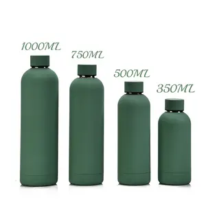 1Lステンレス製ウォーターボトル魔法瓶真空フラスコ水を12-24時間保温