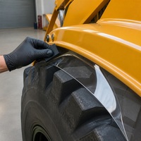 Film de protection transparent en gros (PPF) anti-rayures pour véhicules de chantier – Rouleau de film invisible pour voiture