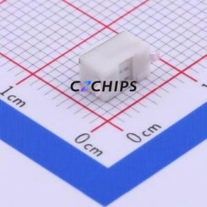 1TS002B-1700-5000-CT Tactile Switch SMD,6x3.5mm Switch Single Pole Single Throw Rectangle Button 1.7N Vertical Mount - Product Image 2