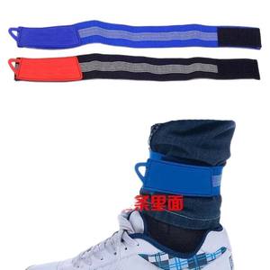 Cycling Leg <b>Straps</b> <b>Velcro</b> Closure Polyester Adult Wind Sand Protection Bicycle Trouser <b>Straps</b> For Outdoor Riding - Product Image 1