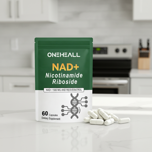 NAD + suplemen Booster kapsul OEM Liposomal nikotinamide Resveratrol anti-penuaan bebas gula NAD + kapsul - Product Image 1