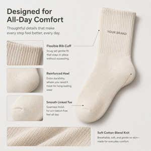 Wholesale Custom Logo Men's <b>Socks</b> Cotton Bamboo Compression <b>Socks</b> for <b>Running</b> Sports Athletic Fashion Casual <b>Socks</b> Supplier - Product Image 2