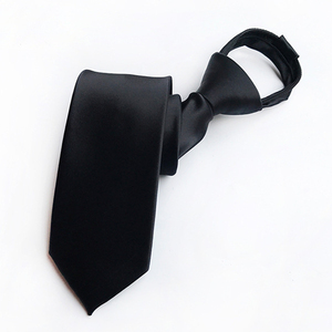 <strong>Ties</strong> Accessories Zip Neckties Polyester Jacquard Woven <strong>Zipper</strong> <strong>Ties</strong> for Students With School Company Logo - Product Image 6