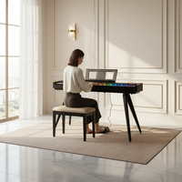 Piano Digital Portátil Beisite S-267 ODM/OEM de 88 Teclas |   Piano Eléctrico Ligero con Tapa de Madera Sólida y Mecanismo de Martillos Beffa