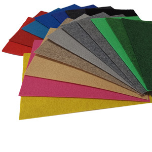 Thảm không dệt kim đục lỗ thiết kế trơn phổ biến 250g/m² dùng cho sàn hội chợ triển lãm - Product Image 1