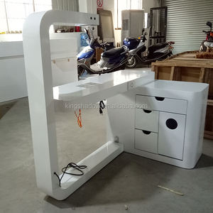 Manicura Mesa Muebles Lámpara Cuadrada Portátil Individual <span class=keywords><strong>Boutique</strong></span> Estilo - Product Image 5