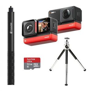 Cámara de Acción Modular <span class=keywords><strong>Insta360</strong></span> <span class=keywords><strong>ONE</strong></span> <span class=keywords><strong>RS</strong></span> Edición Dual <span class=keywords><strong>4K</strong></span> de 360 Grados, Gran Angular de 150° con Visión Nocturna y Zoom Óptico de 10x - Product Image 1