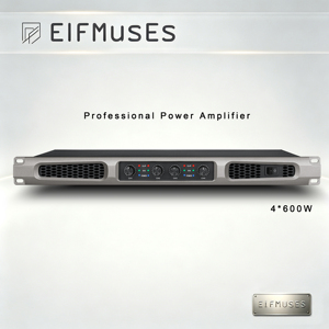 เครื่องขยายเสียงระดับมืออาชีพ AM46 คลาส D 4 แชนแนล กำลังขับสูง 4x600w สำหรับงานแสดงสดกลางแจ้ง - Product Image 1
