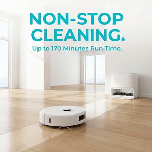 Robot aspirateur et serpillière avec navigation LDS SLAM, aspiration de 8000 Pa, 3 en 1 : balayage, lavage et nettoyage humide et sec - Product Image 3
