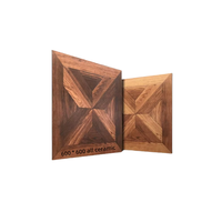 Versailles Retro Parquet Fish Bone Wood Tile 600x600 Antidérapant Tout en céramique pour la vie moderne Carreau en bois massif pour haut de gamme