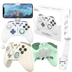 Interruptor de controlador de juego inalámbrico BT para P4 para P3 Steam/IOS13.4 +/Android (HID)/ Harmony OS Gamepad Joystick