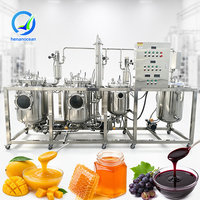 OCEAN Industriële Sapconcentrator 1000l Dubbele-Effect Vakuumverdamper met Vallende Film