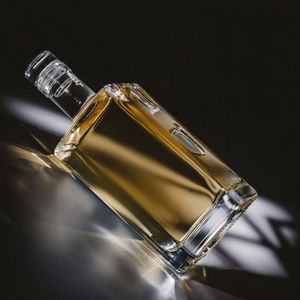 250 ml 500 ml 750 ml botellas <span class=keywords><strong>de</strong></span> vino <span class=keywords><strong>de</strong></span> cristal <span class=keywords><strong>de</strong></span> piedra volcánica hueca cuadrada para licores-Vodka Gin Sherry con tapas - Product Image 4