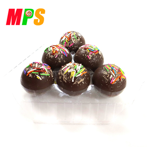 Ngày Valentine bom sô cô la nóng hình dạng rắn bóng Fudge Caramel ca cao với kẹo dẻo Mứt hạt - Product Image 5