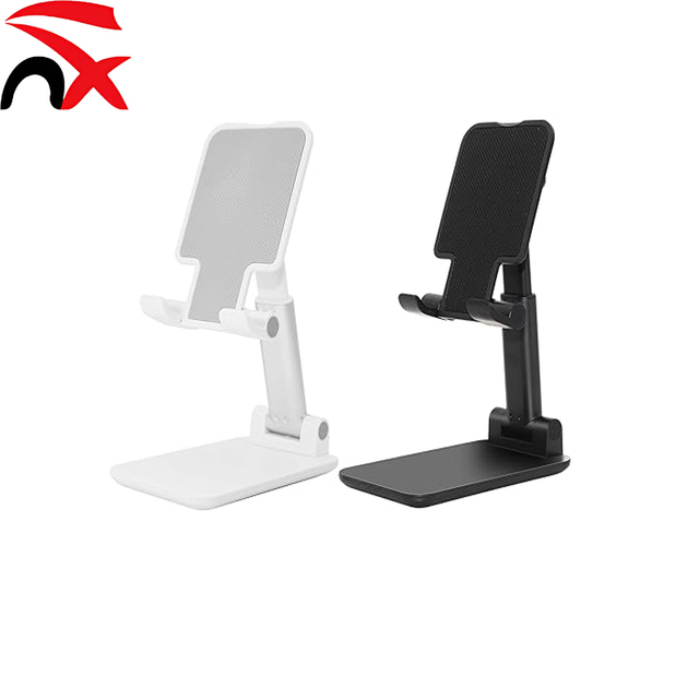 Custom logo Folding Desktop Phone Stand Angle Height Adjustable Mobile Phone Holder for Desk Office Tablet Stand