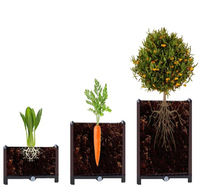 Jardinières en plastique pour plantes d'intérieur et d'extérieur, utilisables pour les plantes succulentes