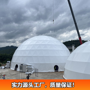 Carpa Domo de 30m de Diámetro, Gran Espacio, Domo Profesional para Exposiciones y Eventos con Servicio de Instalación de Puertas - Product Image 4