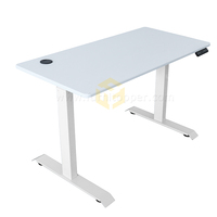 Mesa eléctrica portátil de altura ajustable, mesa de estudio para ordenador portátil, mesa de trabajo telescópica de pie