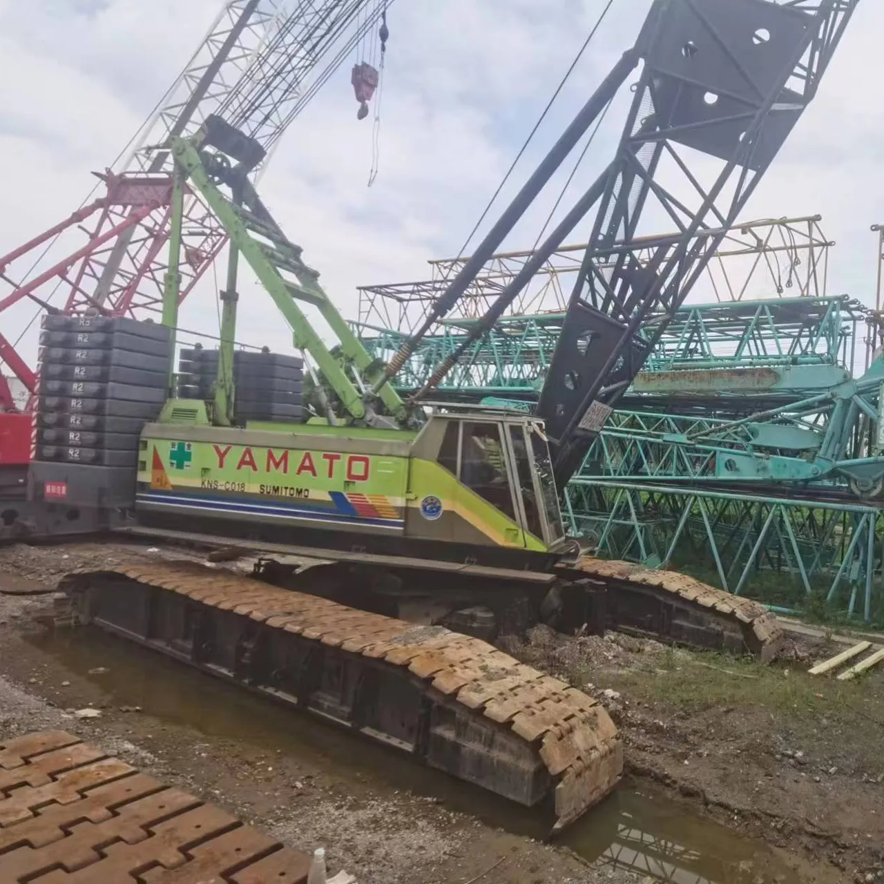 Japan Sumitomo Crawler Crane SCX1500 150 Ton Used Crawler Crane For Sale