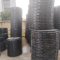 Couvercle de manhole circulaire solide pour l'infrastructure de base