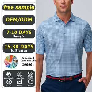 Мужские поло с индивидуальным логотипом, высококачественные повседневные сублимационные спортивные футболки для гольфа - Product Image 1