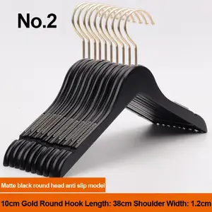 JINSHENG 19 Years Hangers Manufacturer Hot Sell Wooden Clothes Hanger Suit Wood Hanger For Cloths