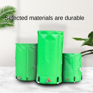 ถังเก็บน้ำฝนพลาสติกกลางแจ้ง ฟูลู ขนาดเส้นผ่านศูนย์กลาง 40 ซม. ความจุขนาดใหญ่ พร้อมฝาปิด ก๊อกน้ำ พับเก็บได้ พกพาสะดวก - Product Image 2