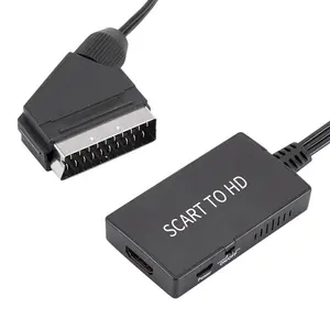 Cáp Chuyển Đổi Video TV DVD Kabel 21 Chân Scart Đầu Đực Sang HDMI TV Cáp Chuyển Đổi Kablo Kabel 720P 1080P Cho Xbox