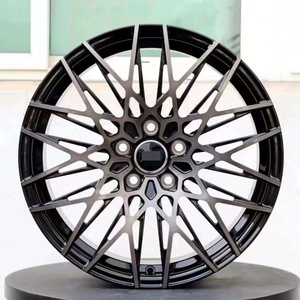 ล้อแม็กซ์ S8 ขนาด 19/20 นิ้ว รุ่น T8 สีดำเงา ขอบสีน้ำเงิน ขอบกัดลาย 20x10 ผลิตจากอะลูมิเนียมฟอร์จ PCD 5-112 สภาพใหม่ 4 ชิ้น - Product Image 2