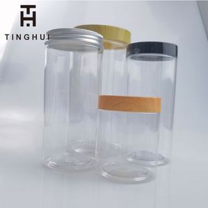 2 oz 4 oz 8 oz 16oz Clear <b>Airtight</b> Container Food Honey and Jam Storage Plastic <b>Jars</b> With Black White Gold Lids - Product Image 6