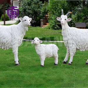 Customized Ip65 3d Goat Shaped Led Lamp For Outdoor Garden Park Landscape Christmas Halloween Decorations Made Transparent Resin - Product Image 4