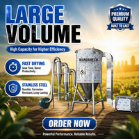 Nouveau lait en poudre de qualité alimentaire 5-150 kg/h faisant la machine de séchage par pulvérisation de jus de levure à base de plantes