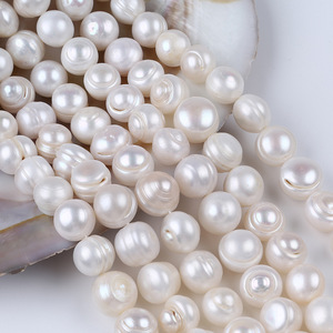 Perlas de Agua Dulce Blancas de 12-13 mm de Zhuji Pearl Wholesale, Hilo de Perlas Sueltas para Joyería DIY, Collar de Perlas de Agua Dulce Naturales - Product Image 3