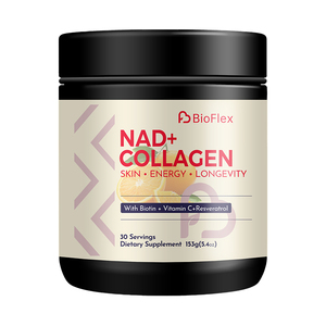 BioFlex Formula personalizzata organico naturale NAD collagene biotina antiossidante vegano resveratrolo integratore in polvere - Product Image 1